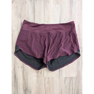 Outdoor Voices Hudson Shorts in Purple Black, XL (C9)